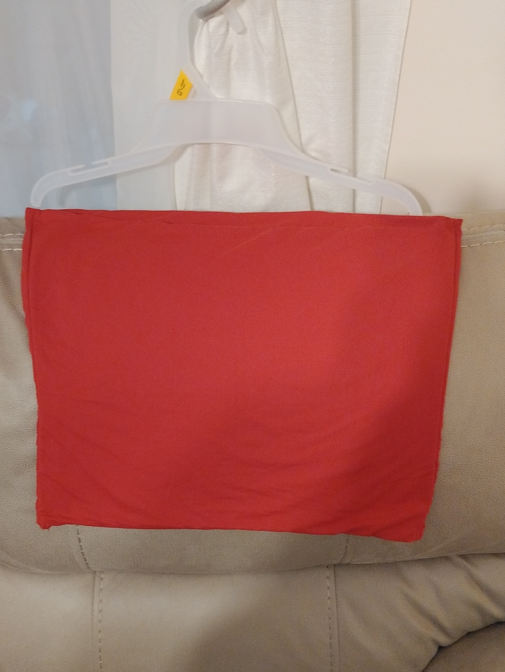 Red Strapless Tube Top